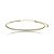 Colar aro choker zircônia ouro semijoia 7763 - Imagem 1