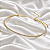Colar Aro Choker Zircônia Ouro Semijoia 7763 - Imagem 1