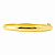 Bracelete liso ouro semijoia SL-230501 - Imagem 6