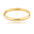 Bracelete liso ouro semijoia SZ-230501 - Imagem 1