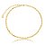 Colar choker corações ouro semijoia CZ21666AU - Imagem 1