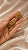 Brinco ear jacket Claudia Arbex cristais fumê ouro vintage - Imagem 3