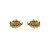 Brinco ear jacket Claudia Arbex cristais fumê ouro vintage - Imagem 1