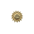 Broche magnético girassol dourado - Imagem 5