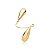 Bracelete gotas ouro semijoia BC21928AU - Imagem 1