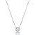 Colar quadrado zircônia ródio semijoia 022366 - Imagem 1