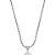 Colar curto gota zircônia ródio semijoia 020338 - Imagem 1