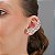 Brinco ear cuff zircônia ouro semijoia 23K10055 - Imagem 2