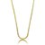 Colar corrente fita ouro semijoia 03/9036 - Imagem 1
