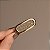 Presilha pra franja oval metal dourado 30315 - Imagem 3