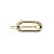 Presilha pra franja oval metal dourado 30315 - Imagem 1