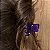 Piranha de cabelo Bianca acrílico violeta 05 067 - Imagem 2