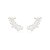 Brinco ear cuff pérolas ouro semijoia BA 5597 - Imagem 1