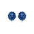 Brinco ponteira Leticia Sarabia cristal azul royal sapphire 4479 - Imagem 1