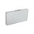 Clutch retangular tecido prata - Imagem 1