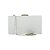 Clutch retangular tecido prata - Imagem 2