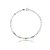 Pulseira corrente cristais coloridos prata 925 - Imagem 1