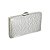Clutch retangular cinza lunar M-923 - Imagem 1