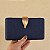 Clutch retangular tecido azul S-105 - Imagem 1