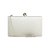 Clutch retangular prata M-758 - Imagem 2