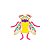Broche Elaine Palma vespa lacquer colorido ouro semijoia - Imagem 4