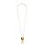 Colar oval ouro fosco g semijoia - Imagem 1