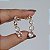 Brinco ear cuff cristais ovais ouro semijoia - Imagem 5