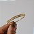 Pulseira mola snake ouro semijoia - Imagem 1
