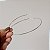 Colar aro flexivel canutilho ródio semijoia - Imagem 1