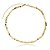 Colar choker canutilho ouro semijoia - Imagem 1