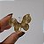 Broche magnético borboleta esmaltada branca - Imagem 3
