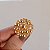 Anel redondo esferas zircônia ouro semijoia - Imagem 1