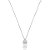 Colar gota zircônia prata 925 - Imagem 1