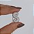 Colar letra S zircônia prata 925 - Imagem 1