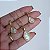 Colar e brinco gota pedra natural nautilus ouro semijoia - Imagem 3