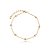 Pulseira corrente cristal ouro semijoia SL-210387 - Imagem 1