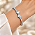 Bracelete Laço Madrepérola Zircônia Ródio Semijoia S1496 - Imagem 2