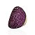 Anel oval zircônia pink ouro semijoia JZ-230819 - Imagem 1