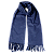 Pashimina xale lã azul marinho - Imagem 1