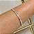 Bracelete zircônia ouro semijoia - Imagem 2