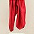 Lenço cetim quadrado liso vermelho flame red LEN-055 - Imagem 3