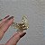Piranha de cabelo borboleta metal dourado - Imagem 2