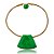 Colar Marcia Pouso resina verde - Imagem 1