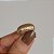 Anel metal texturizado ouro semijoia AN 658 - Imagem 1