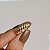 Anel ajustável ondulado ouro semijoia AN 619 - Imagem 1