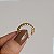 Anel ajustável ondulado ouro semijoia AN 619 - Imagem 2