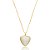 Colar triangular cristal olho de gato ouro semijoia XL 2121 - Imagem 1
