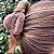 Piranha de cabelo acrílico pelo marrom claro - Imagem 2