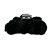Piranha de cabelo acrílico pelo pompom preto - Imagem 4