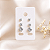 Kit 3 brincos ponto de luz zircônias ródio semijoia 24k04003 - Imagem 4